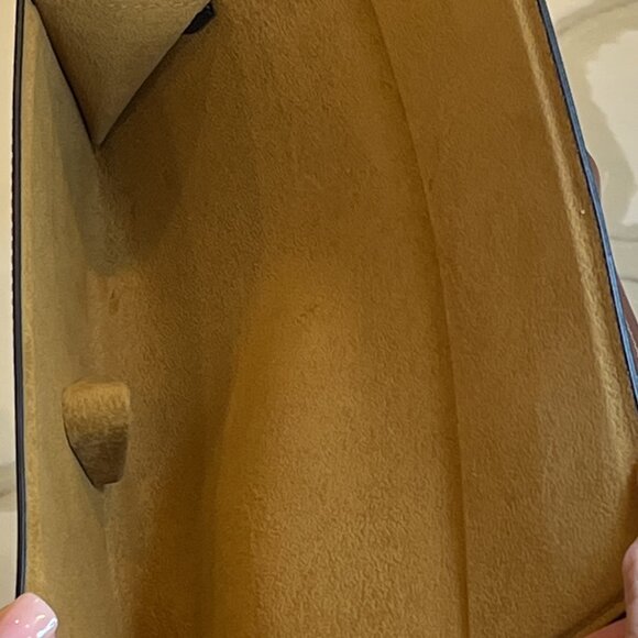 Brand New Authentic 2024 Celine Brown Leather Logo Wristlet Sunglass Case - Picture 6 of 7